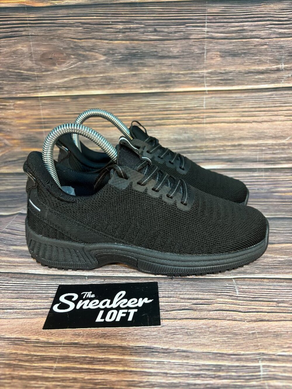 Orthofeet Kita Hands Free Black‎ Knit Comfort Orthopedic Women's Shoes Size 5